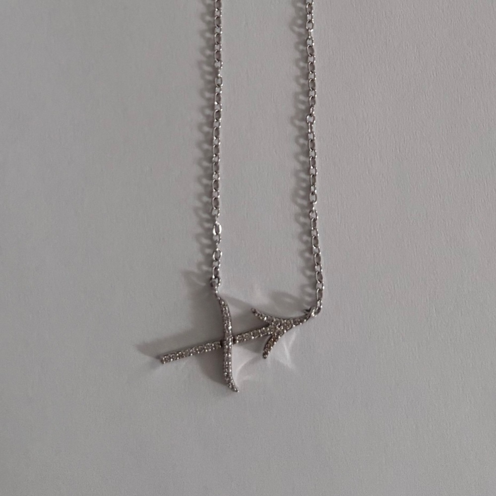 Diamond Sagittarius Zodiac Sign Pendant necklace ANGARA - Picture 2 of 8